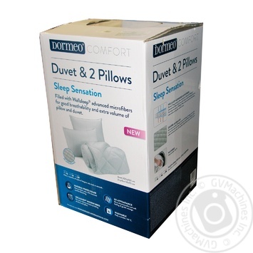 Dormeo Blanket 200x200 + Two Pillows Set 50x70 - buy, prices for MegaMarket - photo 2